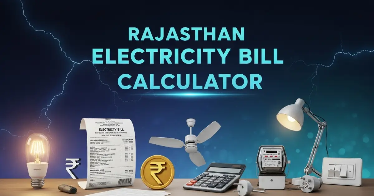 Rajasthan Electricity Bill Calculator | JVVNL, AVVNL, JdVVNL