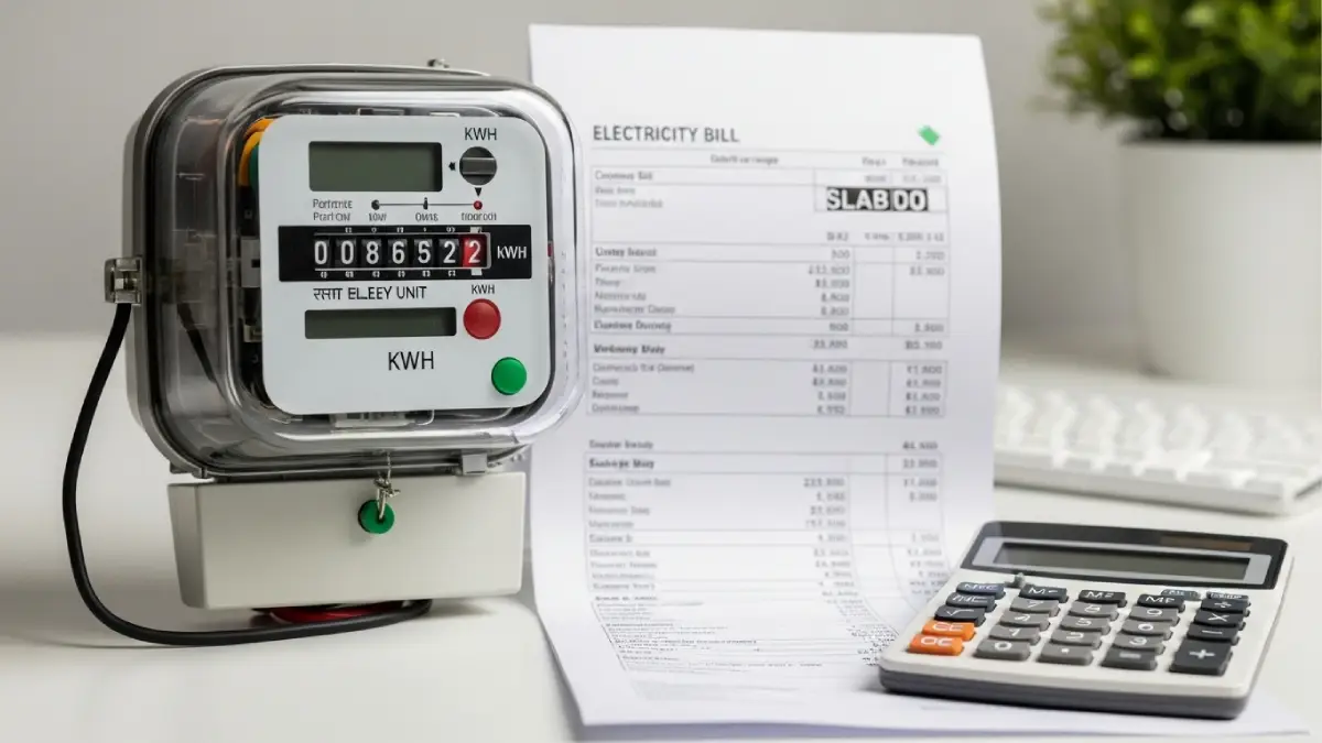 How to calculate electricity bill from meter reading in India